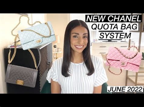 chanel quota system|NEW JUNE 2022 CHANEL QUOTA BAG SYSTEM EXPLAINED!.